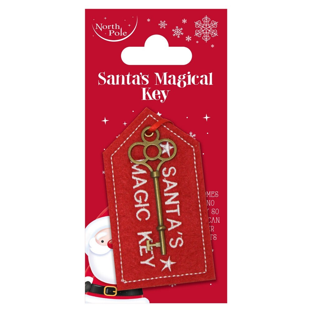 Eurowrap Santa’s Magic Key – Christmas Decoration, Holiday Tradition, Seasonal Home Decor, Festive Gift Idea, and Holiday Celebration Essential