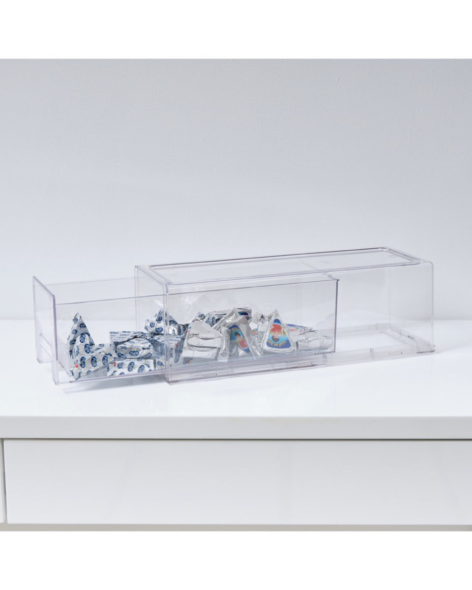 Homesmiths Stackable Storage Drawer Clear 33.7 x 12 x 11 cm