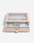 Stackers Classic Charm Drawer with Glass Lid Blush Pink