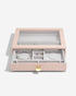 Stackers Classic Charm Drawer with Glass Lid Blush Pink