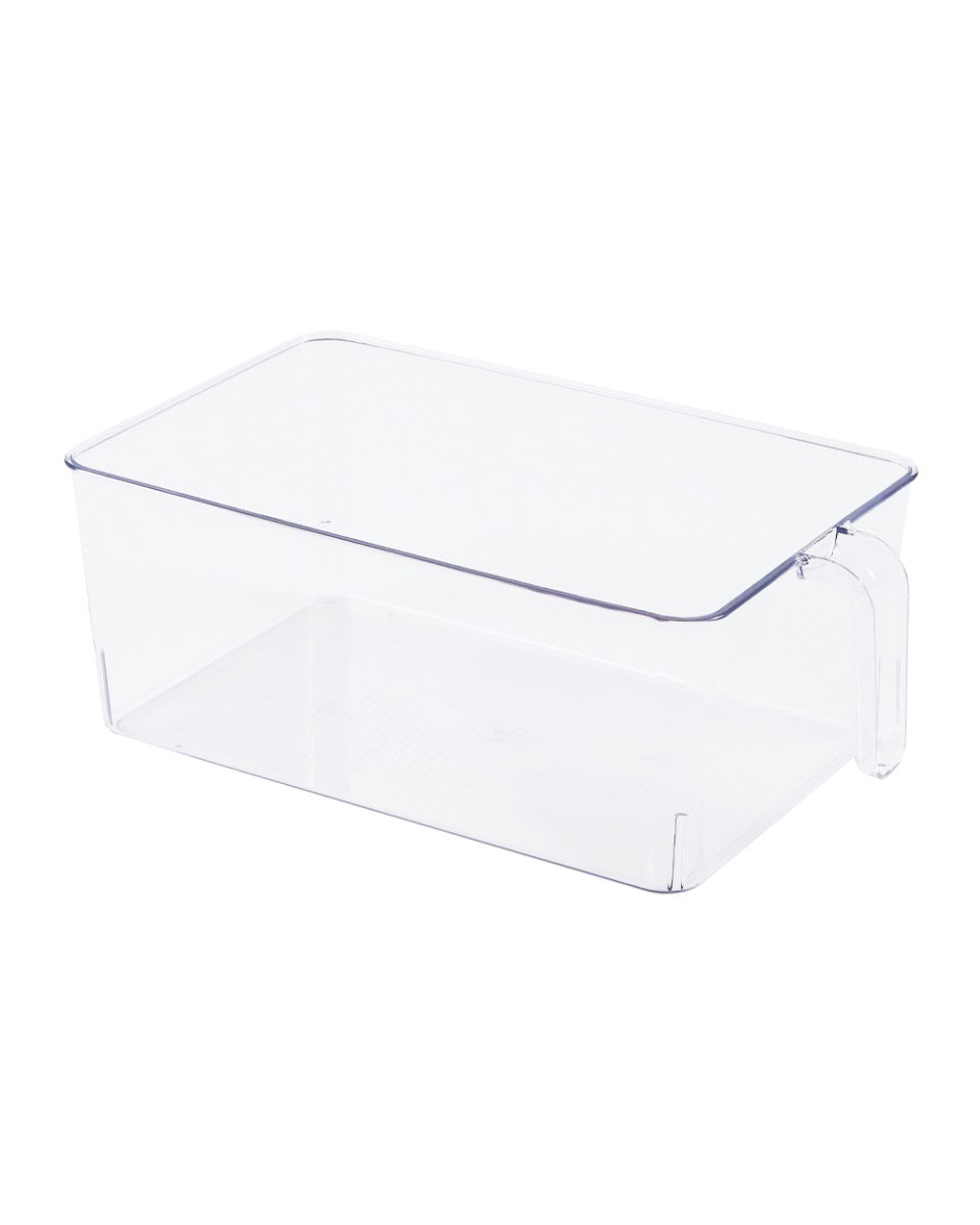 Homesmiths Fridge Organizer Large with Handle Clear