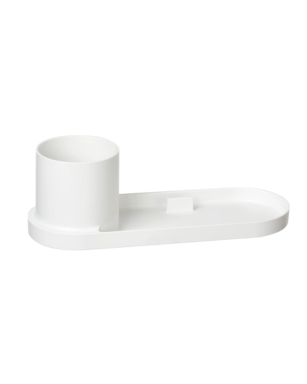 Litem Holder Tray Organizer White 28.7 x 10.5 x 9.6 cm
