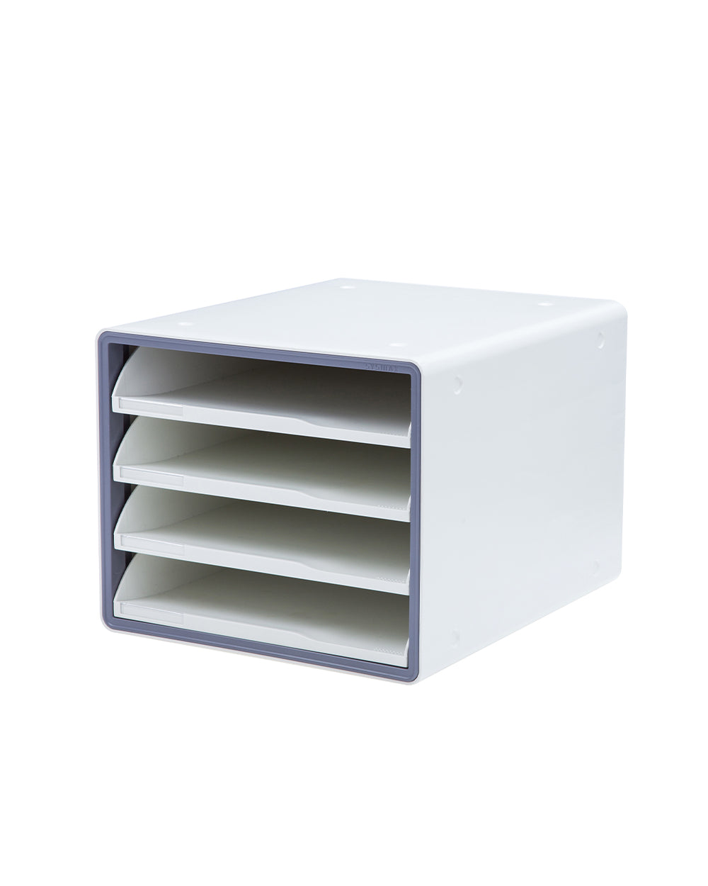 Litem Deluxe Open File Sliding Cabinet Grey 29 x 34 x 24 cm