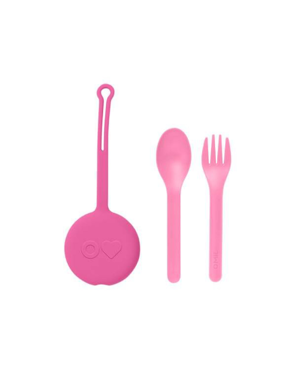 Omie Pod and Utensil Set Bubble Pink
