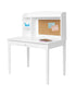 Homesmiths Junior Wooden Study Desk with Shelves & Drawers, White, H114 cm x W90 cm x D60 cm (Chair Not Included)