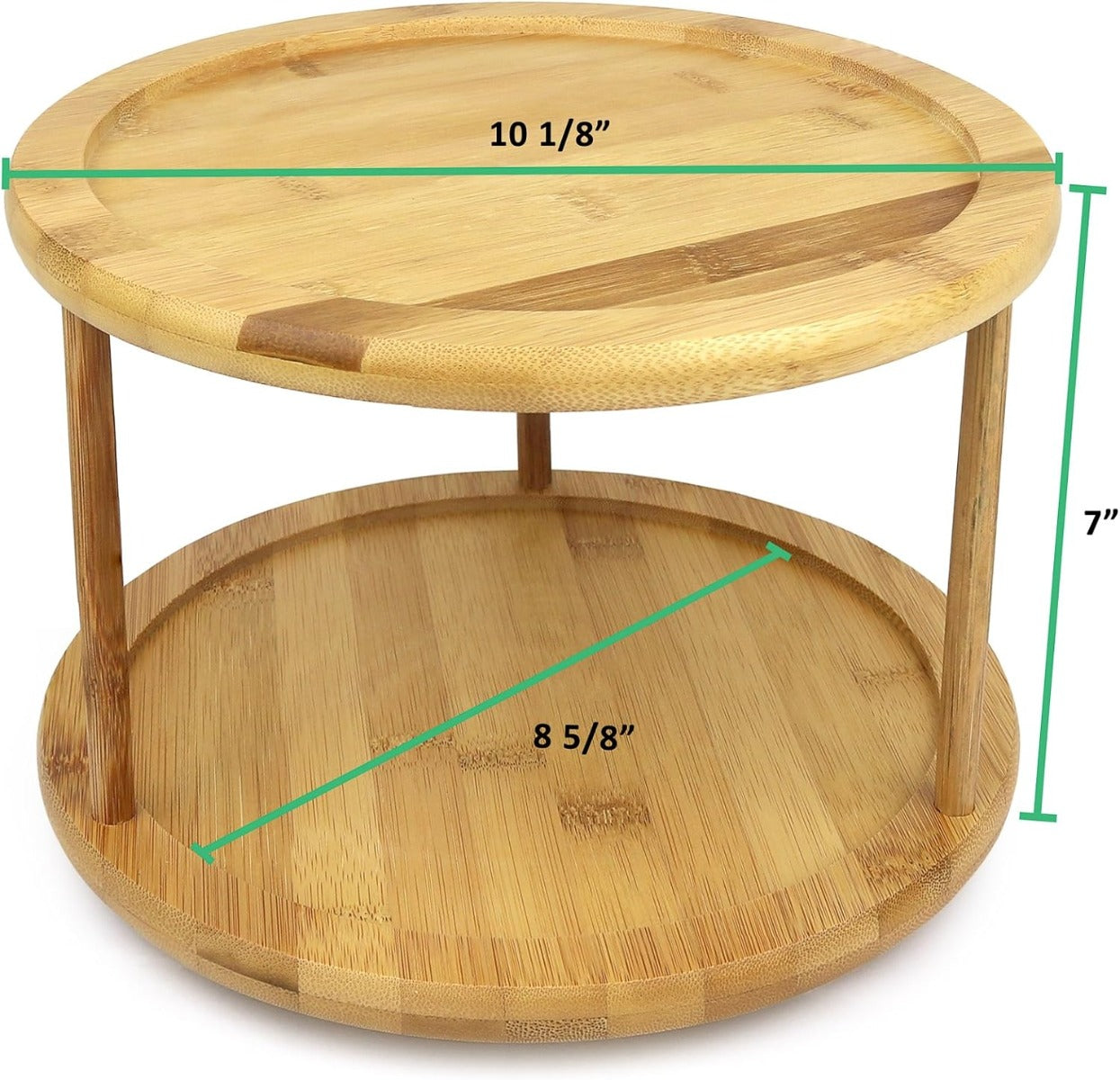 Honeybee Bamboo Turntable Organizer 21cm