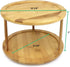 Honeybee Bamboo Turntable Organizer 21cm