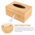 Honeybee Bamboo Tissue Holder 23 x 12 x 8.5 cm