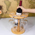 Honeybee Wine Glass Drying Rack & Bottle Holder