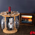 Honeybee Wine Glass Drying Rack & Bottle Holder