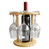 Honeybee Wine Glass Drying Rack & Bottle Holder