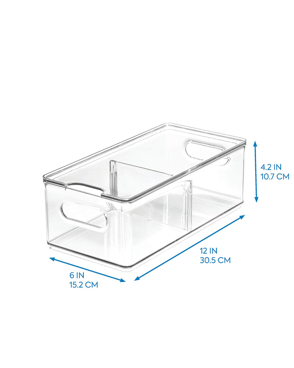 The Home Edit Large Divided Fridge Bin