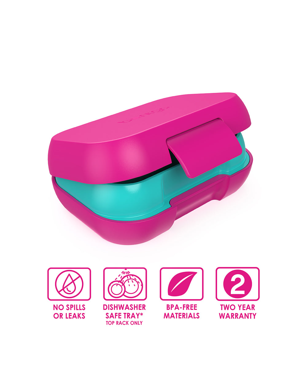 Bentgo Kids Snack Box Fuschia