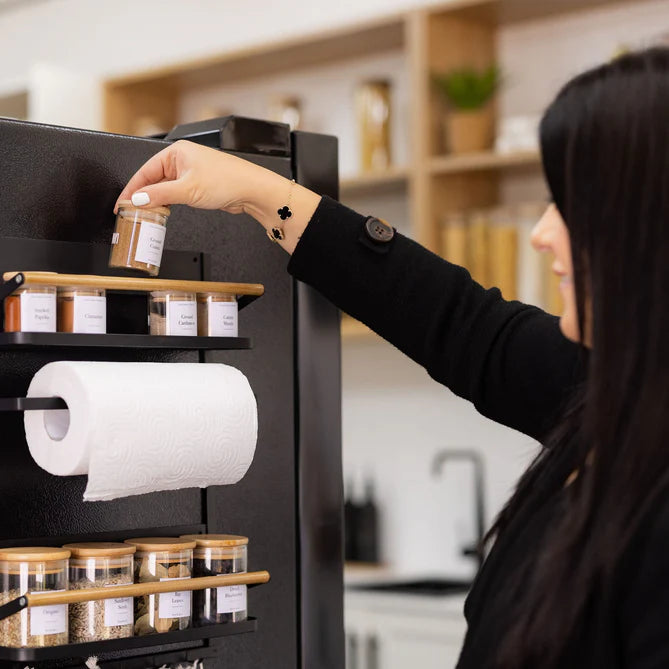 Honeybee 75ML Round Glass with Bamboo Cover