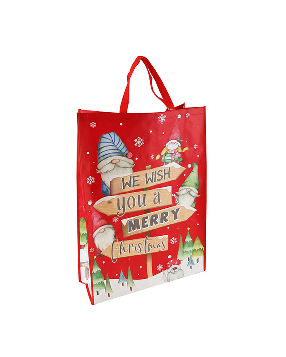 North Pole PP Woven Portrait Gift Bag Jumbo 32562-25C