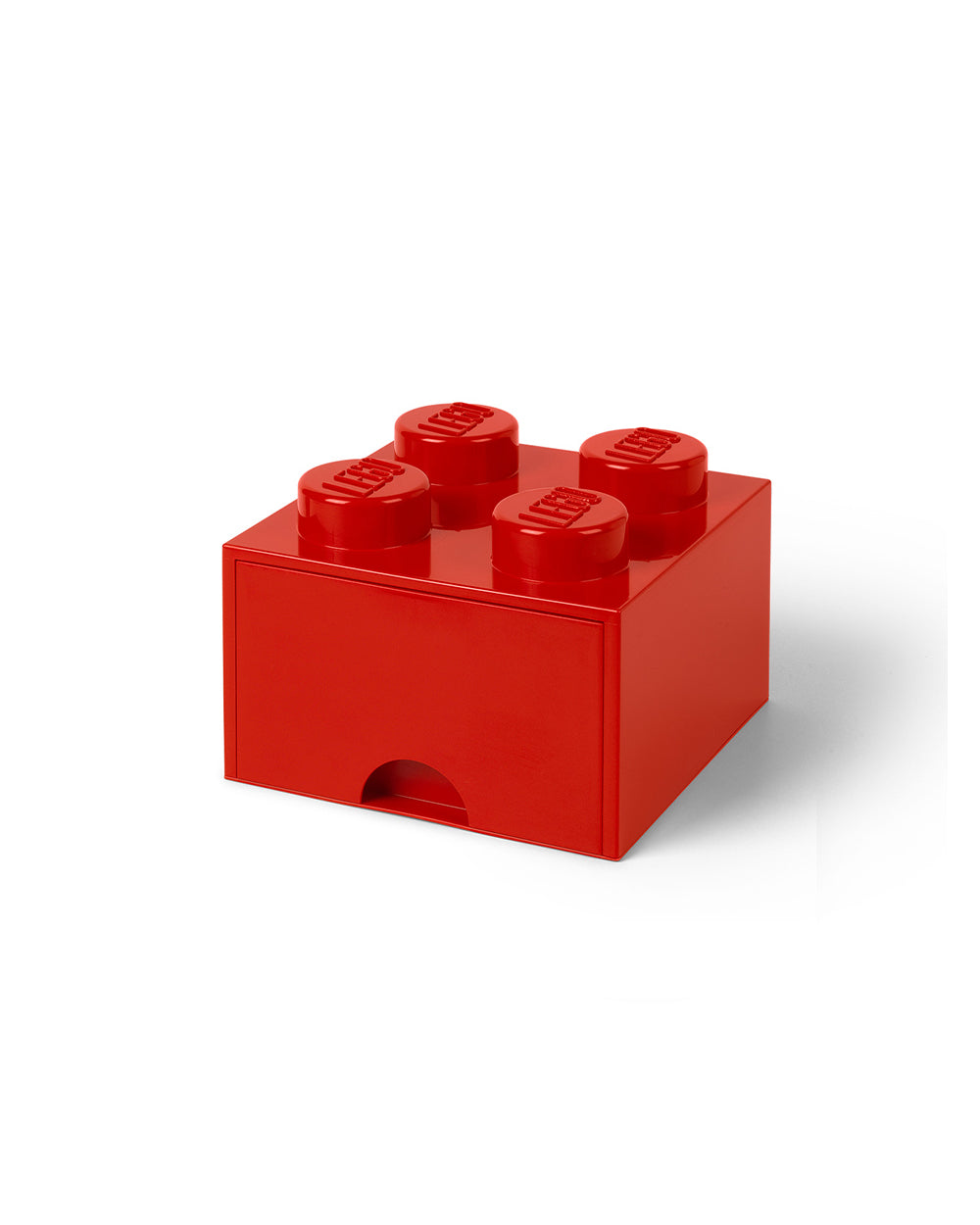 Lego Storage Brick 4 Bright Red