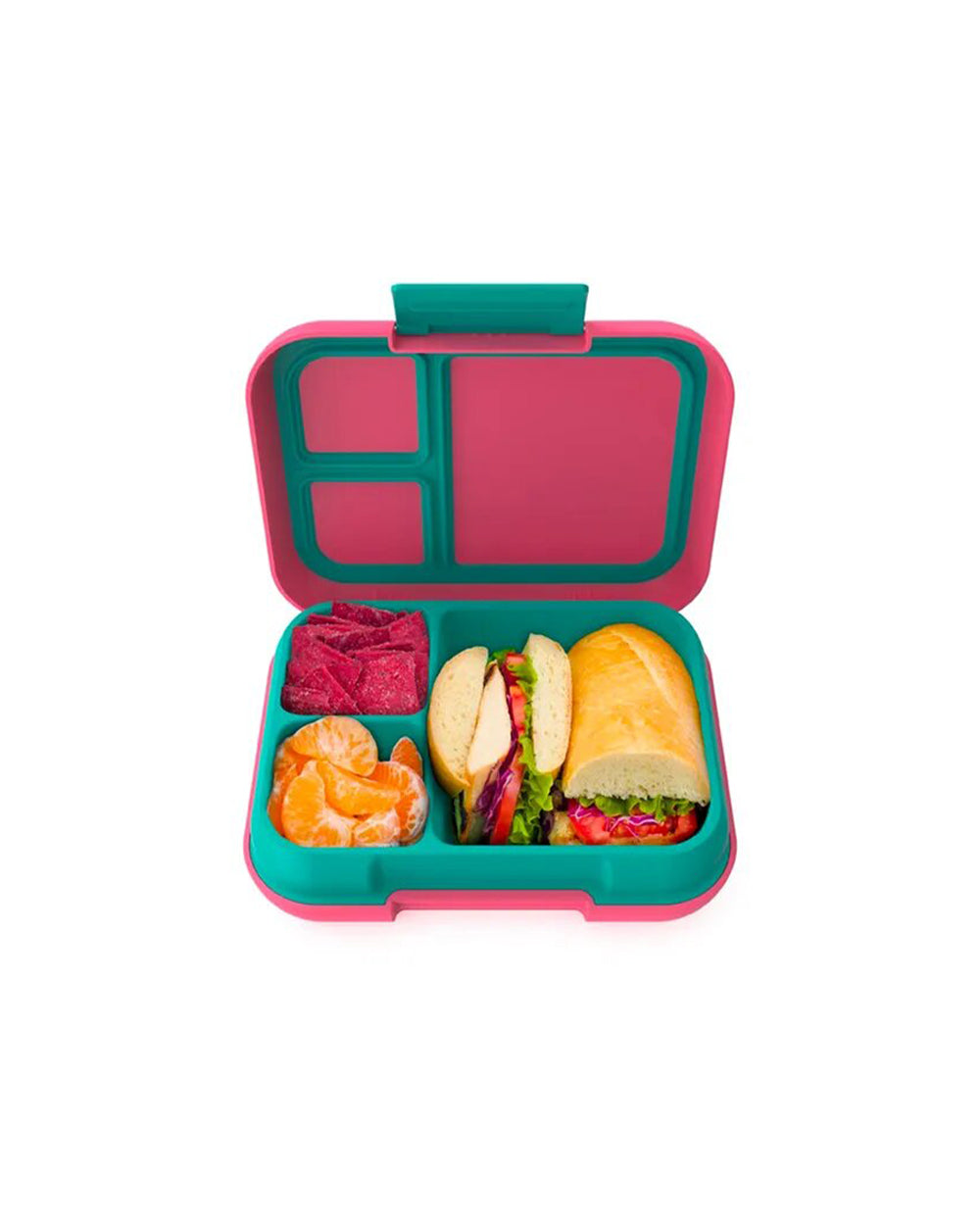 Bentgo Pop Lunch Box with Removable Divider Bright Coral Teal