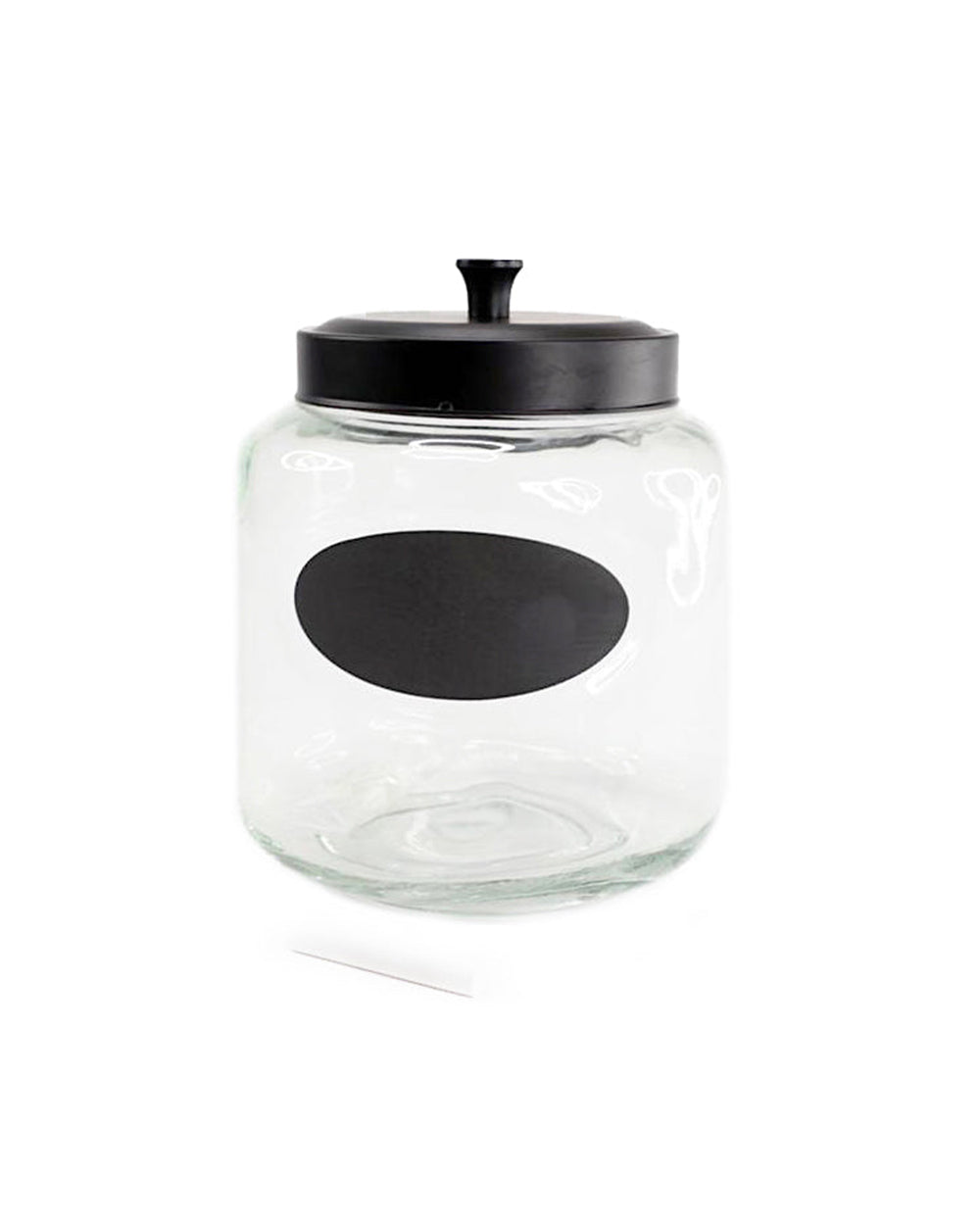 Housewares International 4.5 Liter Round Jar with Lid & Chalk Label