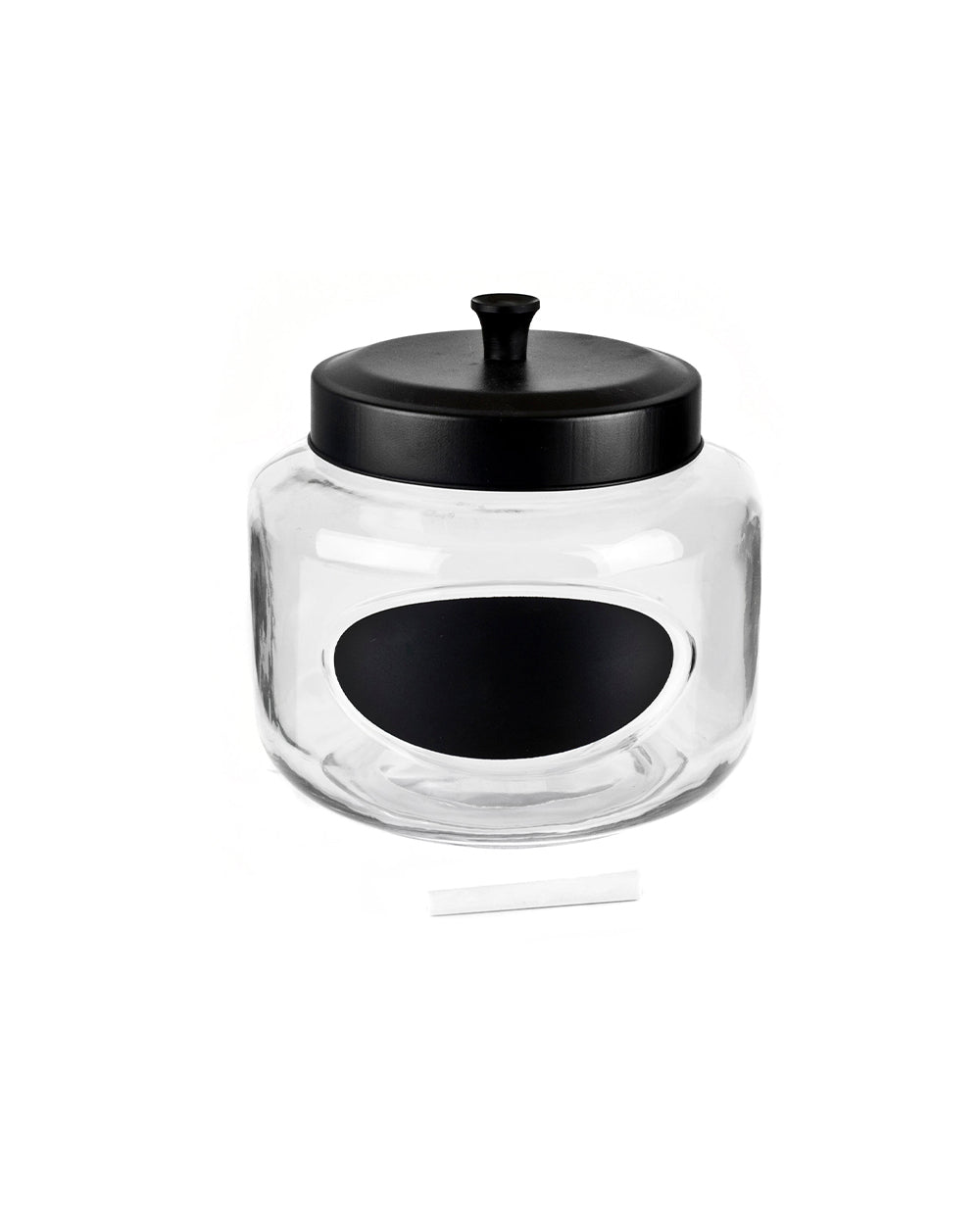 Housewares International 3.1 Liter Round Jar with Lid & Chalk Label