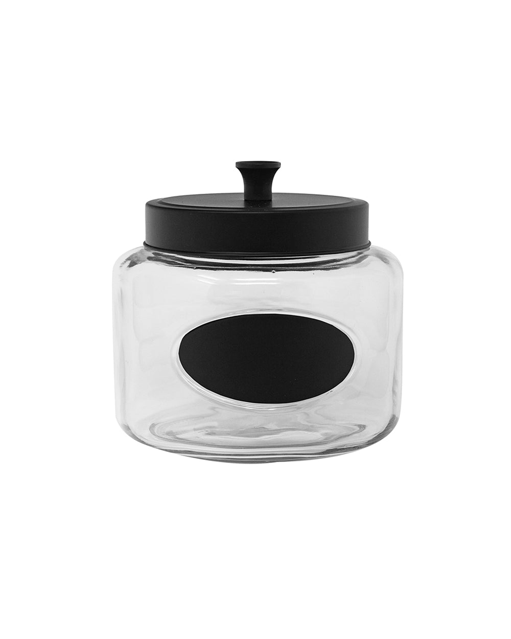 Housewares International 1.8 Liter Round Jar with Lid & Chalkboard