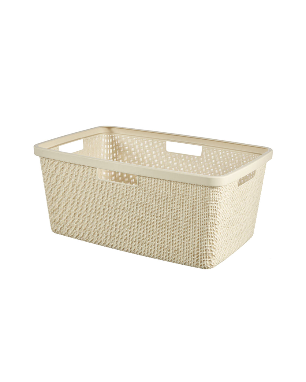 Curver 46 Liter Jute Laundry Basket