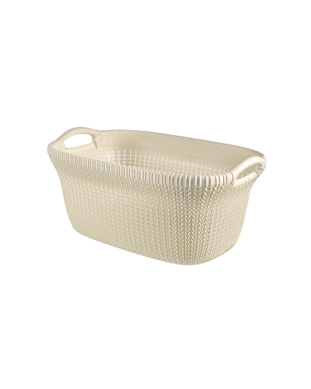 Curver 40 Liter Kint Large Laundry Basket White