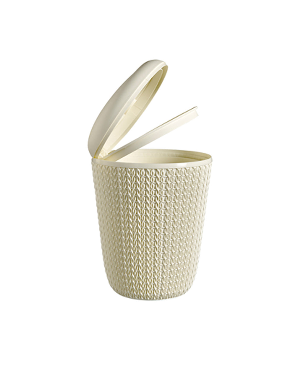 Curver Knit Bathroom Bin White
