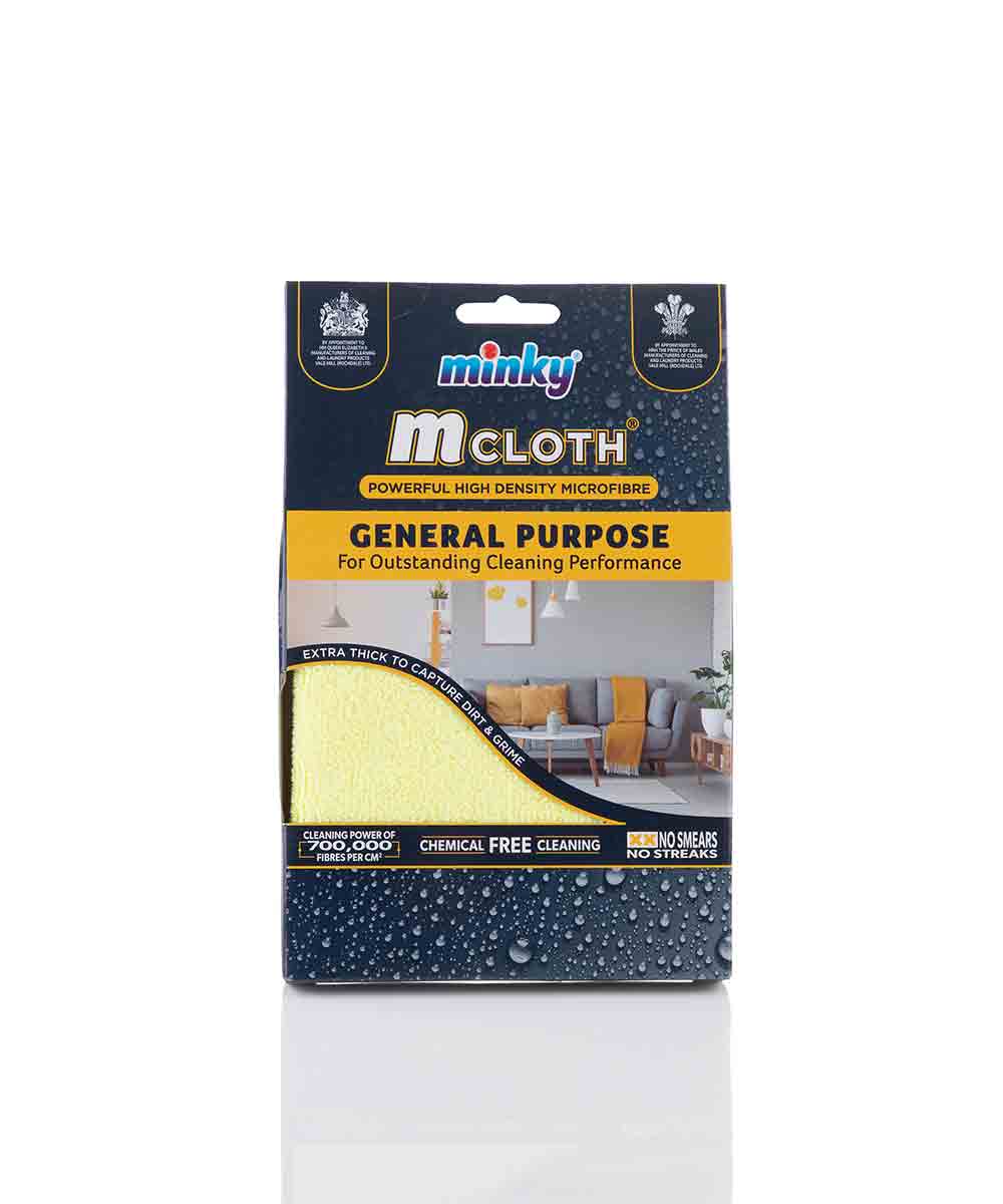 Minky Microfiber General Purpose cloth yellow