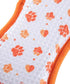Minky Cloth Antibacterial Pet Pad Orange