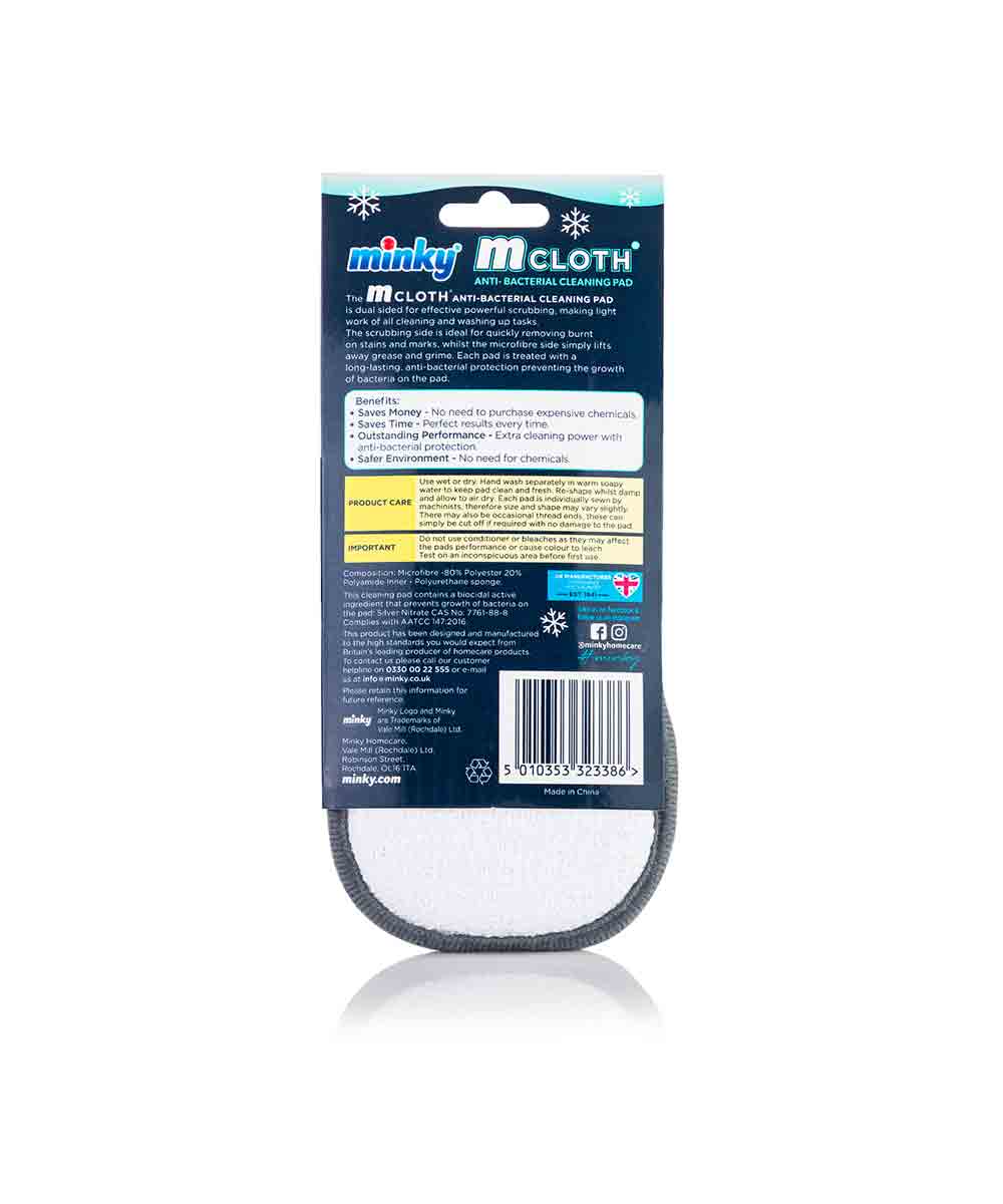 Minky Cloth anti-bacterial pad winter Snowflake