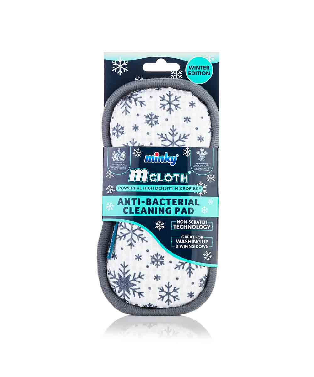 Minky Cloth anti-bacterial pad winter Snowflake