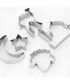 Peacock Islamic Shapes Cookie Cutters Pack of 5