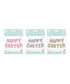 Gems Happy Easter Foil Balloon Banner Assorted 1 Piece