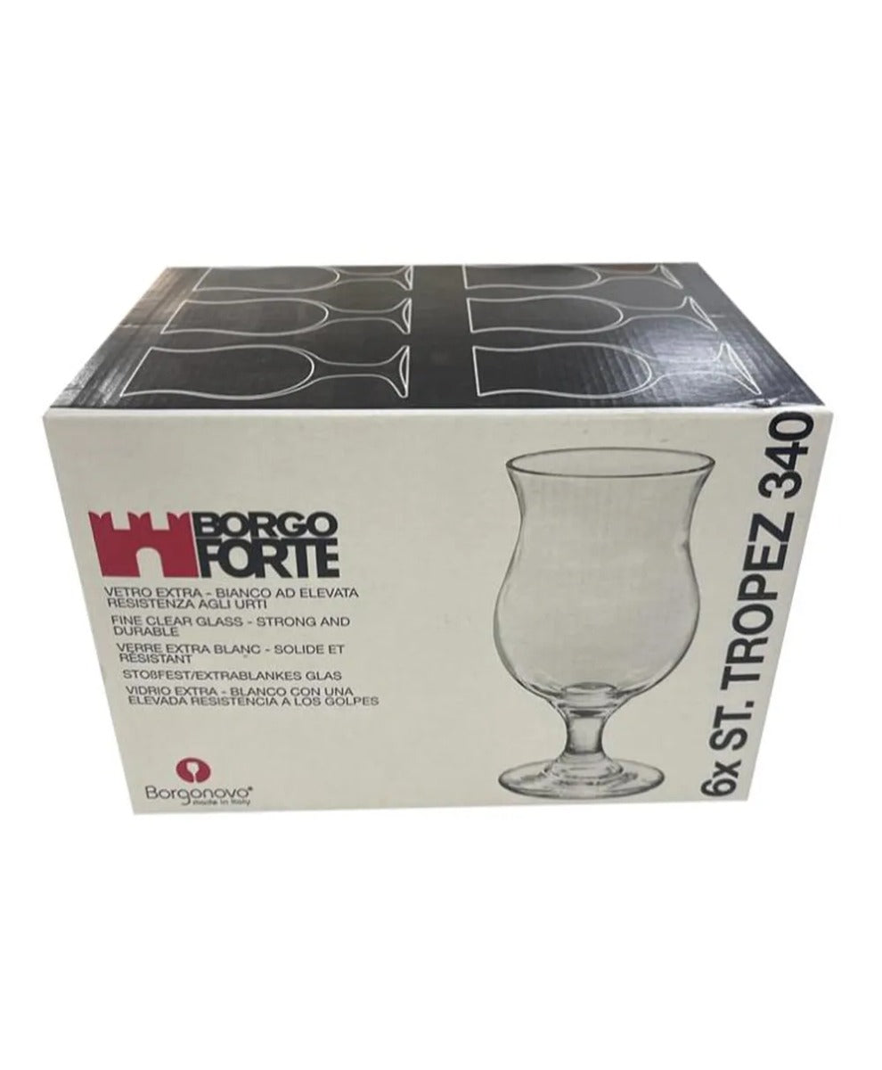 Borgonovo Cal.St.Tropez 340ML Large Set Of 6
