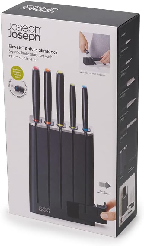 Joseph Joseph Elevate Knives SlimBlock Knife Set of 5