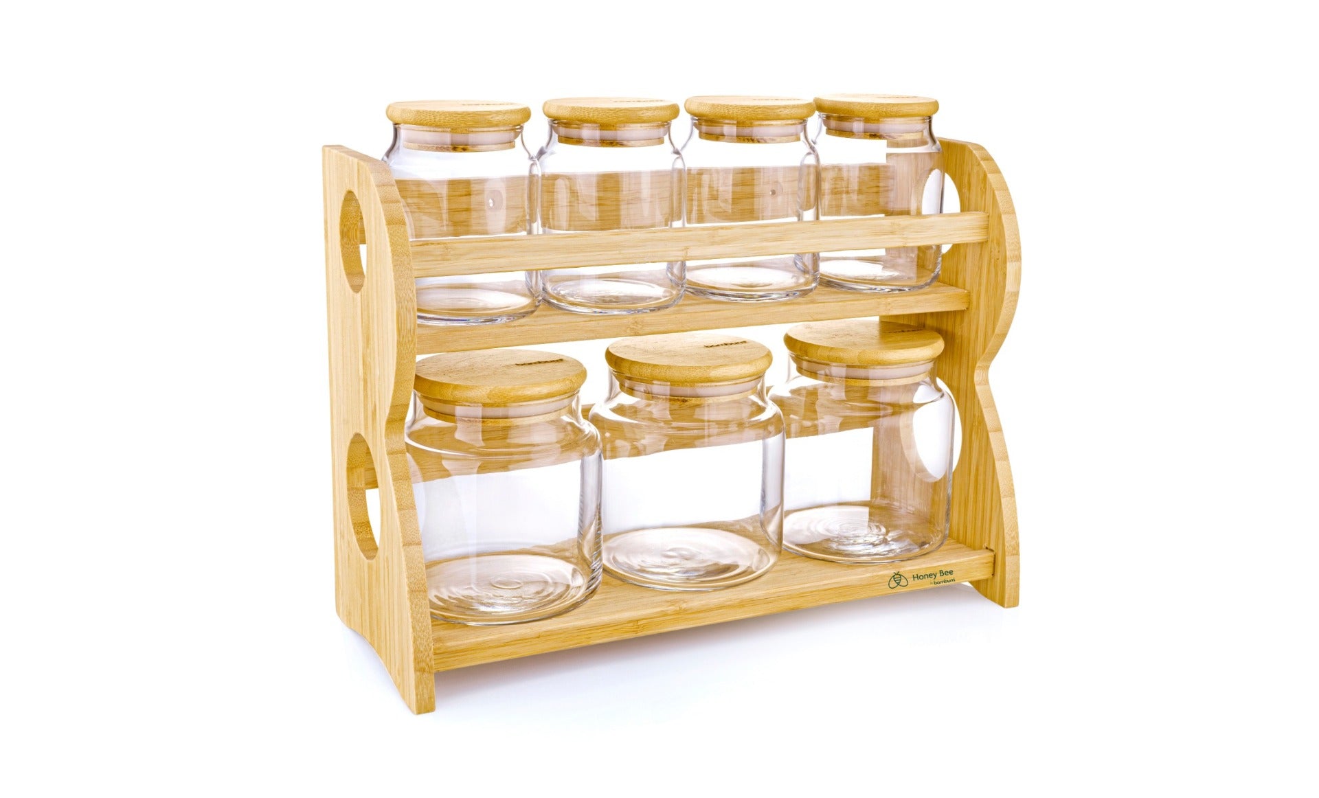 Honey Bee Bench 2 Tiers Spice Rack 8 pieces