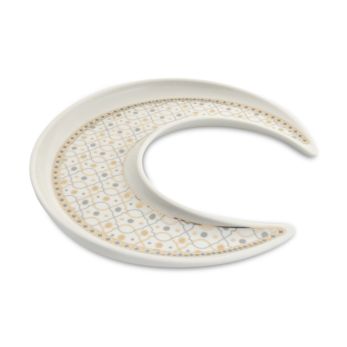 Rosa Andalus Crescent Serving Dish