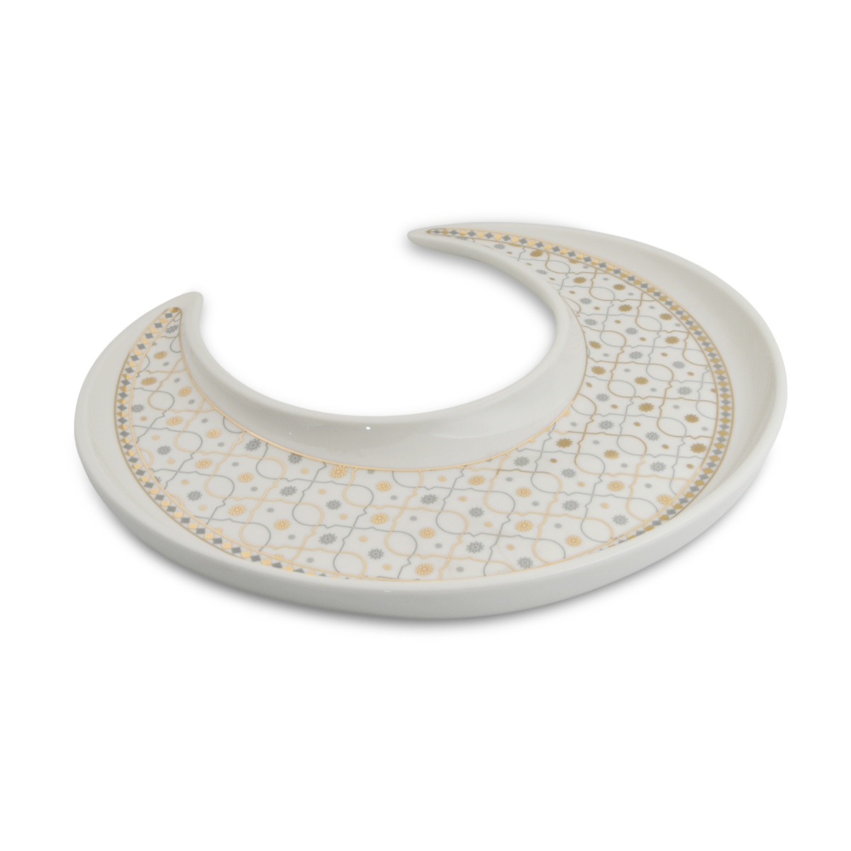 Rosa Andalus Crescent Serving Dish