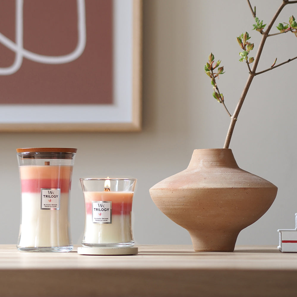Woodwick Trilogy Large Candle Blooming Orchard