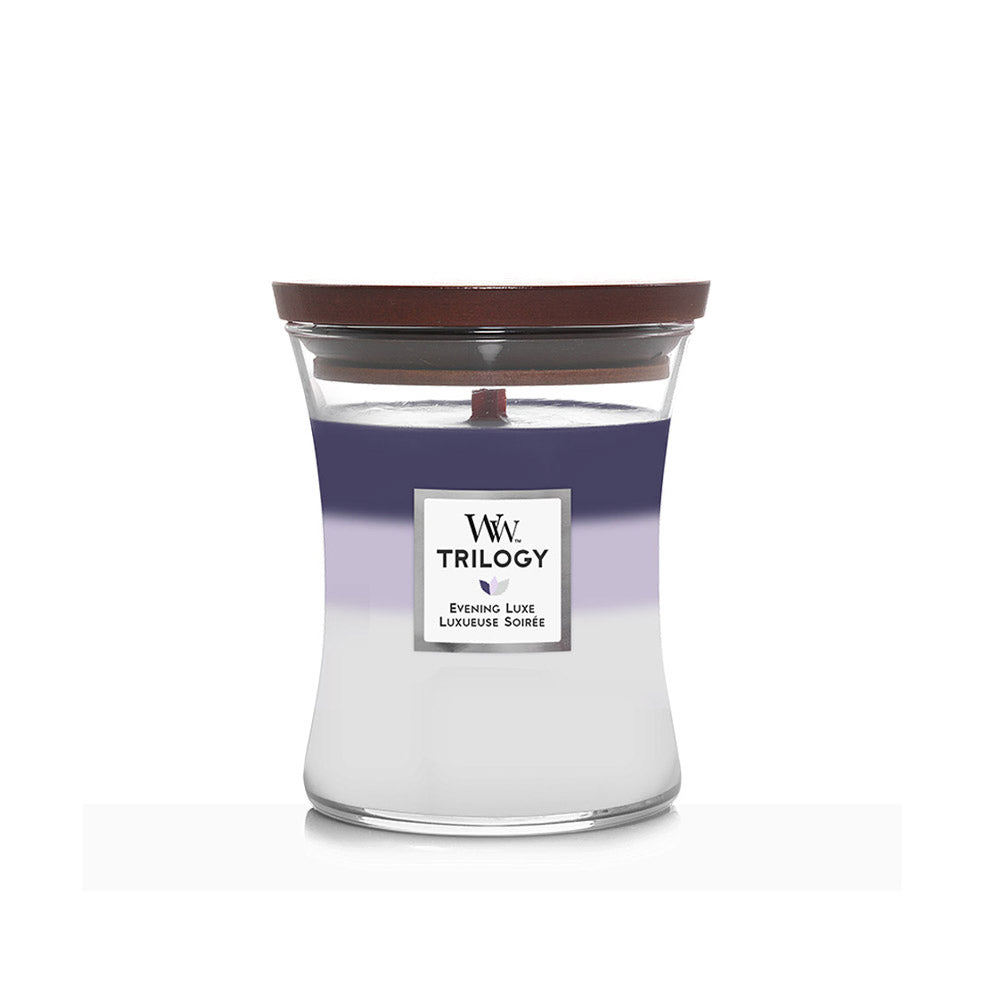 Woodwick Trilogy Medium Candle Evening Luxe