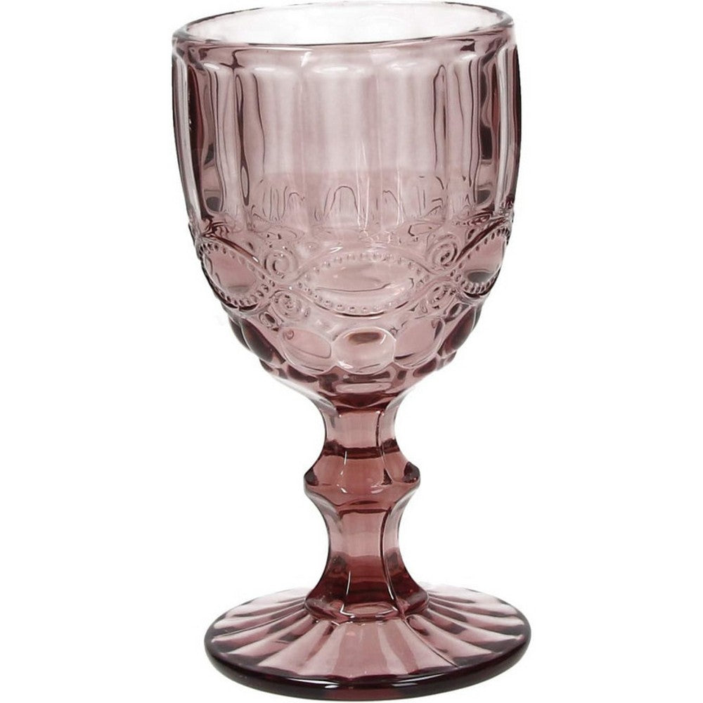 Tognana Madame Ciclamino 260ml Goblet – Elegant Glass for Wine, Juice & Cold Beverages, Modern Design for Home, Office & Dining Tableware