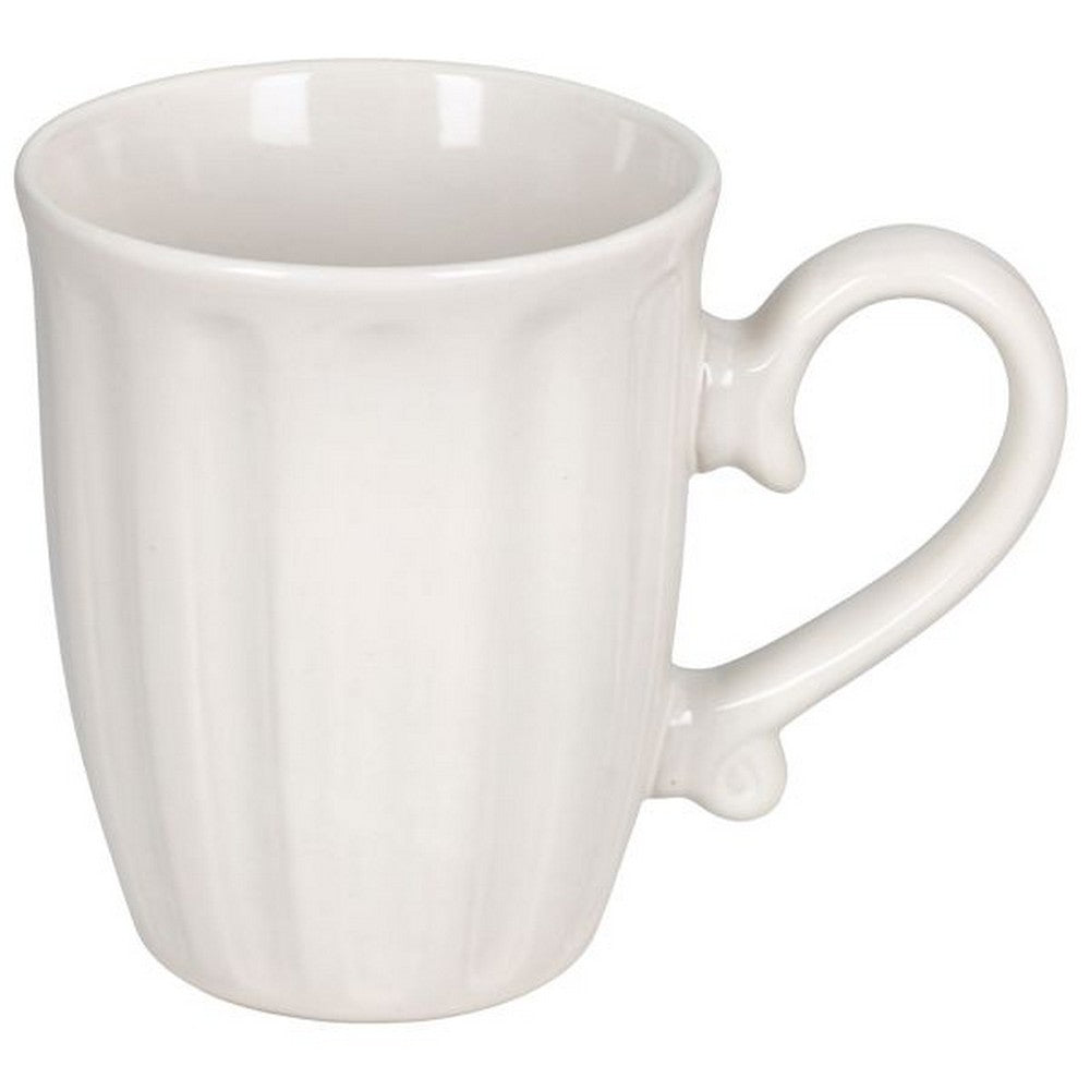 Tognana Madrid Camille Crema 300ml Mug – Elegant Porcelain Cup for Coffee, Tea & Hot Beverages, Modern Design for Home, Office & Café