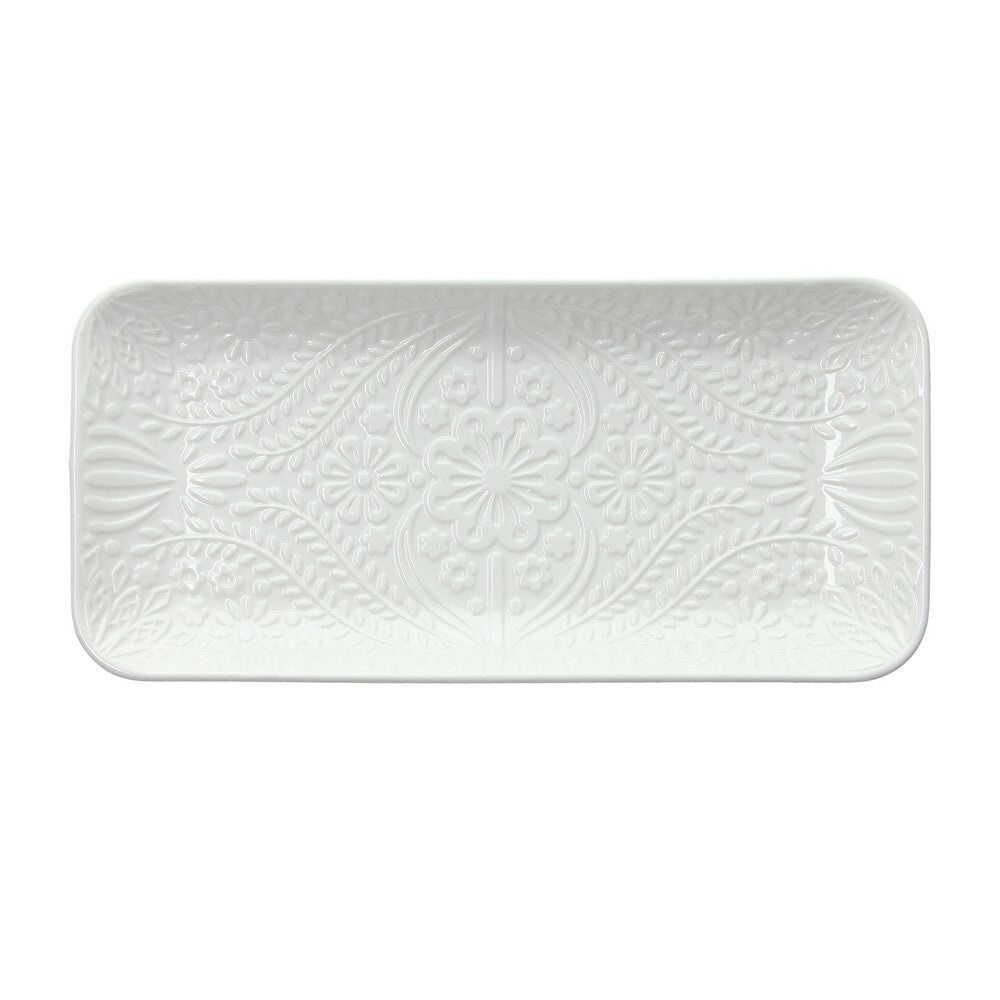 Tognana Copenaghen Rectangular Tray – Elegant Serving Tray for Snacks, Appetizers & Desserts for Home & Kitchen