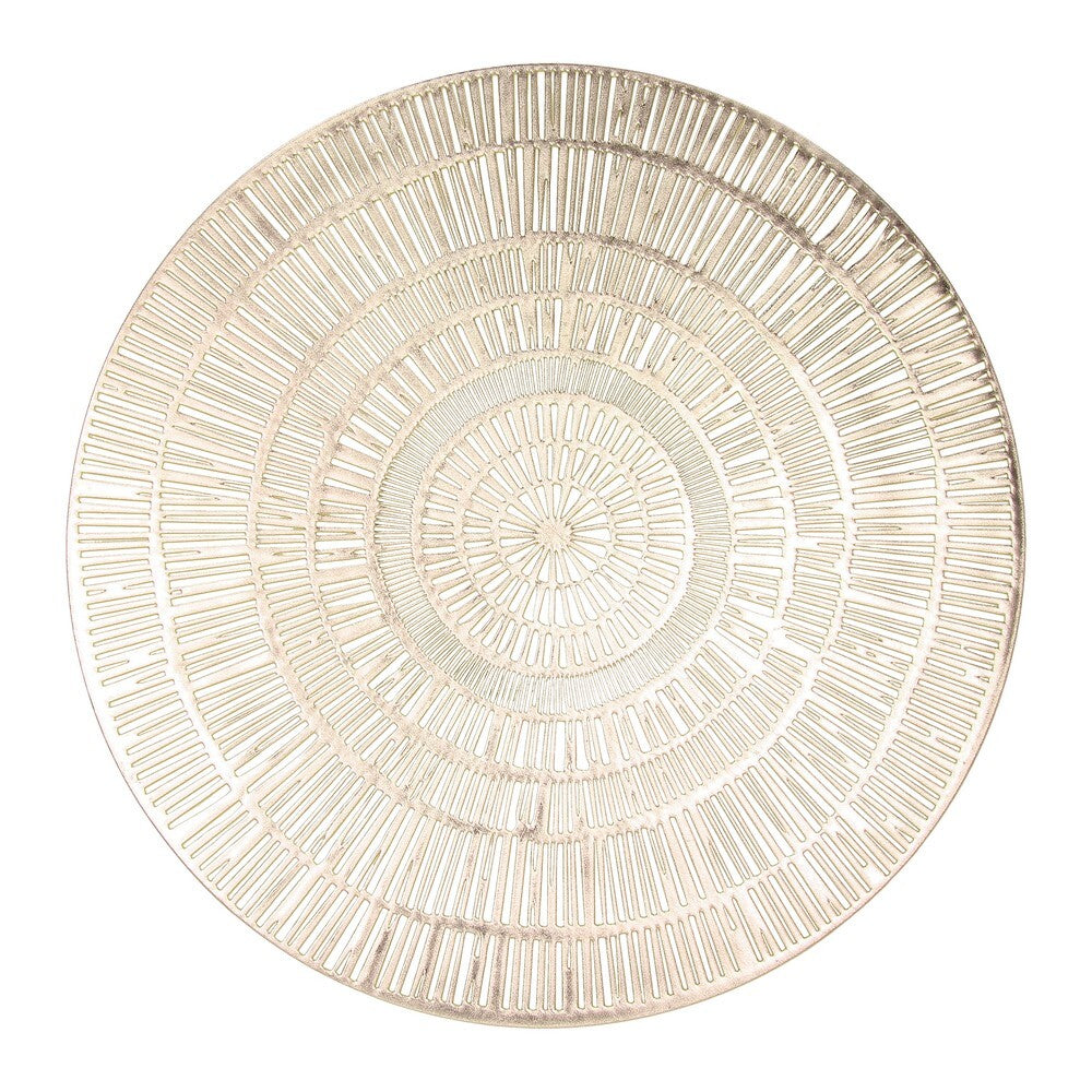 Tognana Arpa Placemat,  Woven Table Mat for Dining, Kitchen & Home, Elegant Modern Design, Durable & Easy-to-Clean, 38cm – Gold