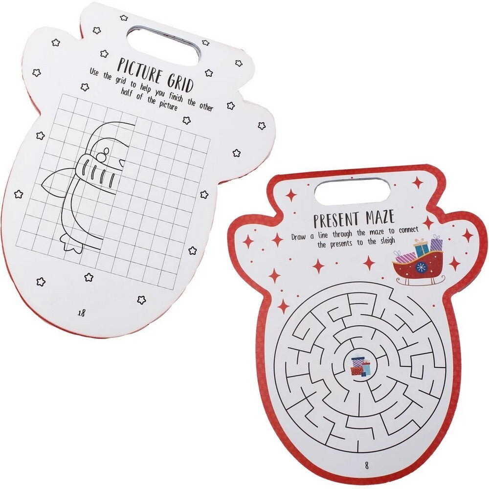 RSW Christmas Reindeer Activity Pad – Holiday Fun and Seasonal Activities for Kids and Family, Festive Games, Christmas Celebration, and Holiday Entertainment