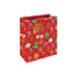 Eurowrap Gingerbread Bag – Christmas and Holiday Gift Bag, Festive Packaging, Seasonal Present Holder, Holiday Celebration, and Perfect Christmas Gifting Essentials - MEDIUM