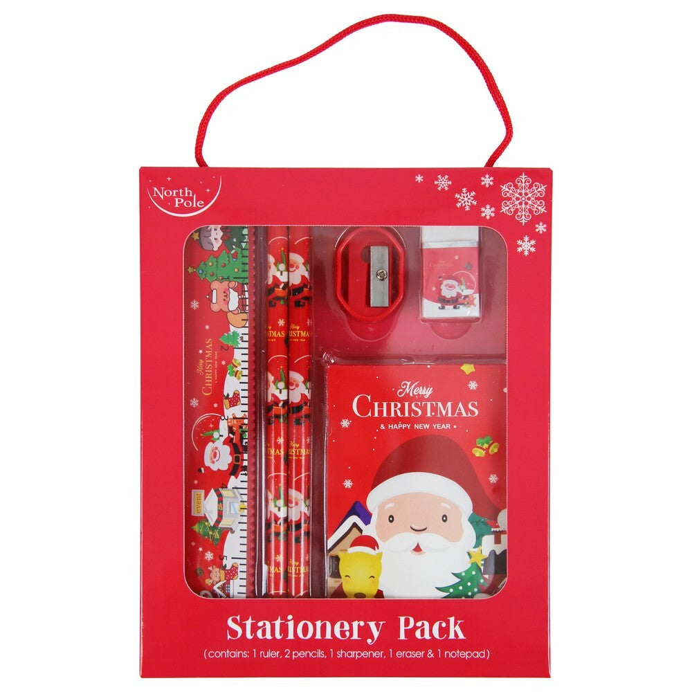 Eurowrap Christmas Stationery Pack – Festive Holiday Writing and Activity Set for Kids, School, Seasonal Gifting, Christmas Celebration, and Holiday Creative Fun