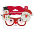Eurowrap Christmas Character Assorted Glasses – Festive Holiday Party Accessories for Kids and Adults, Seasonal Fun, Christmas Celebration, and Holiday Entertainment