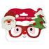 Eurowrap Christmas Character Assorted Glasses – Festive Holiday Party Accessories for Kids and Adults, Seasonal Fun, Christmas Celebration, and Holiday Entertainment