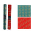 Kaemingk Green & Red Polyester Deco Fabric for Christmas Crafts, Gift Wrapping & Festive Home Décor– 200cm, 1 Piece Assorted